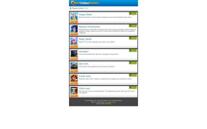 Screenshot of overmobile.net