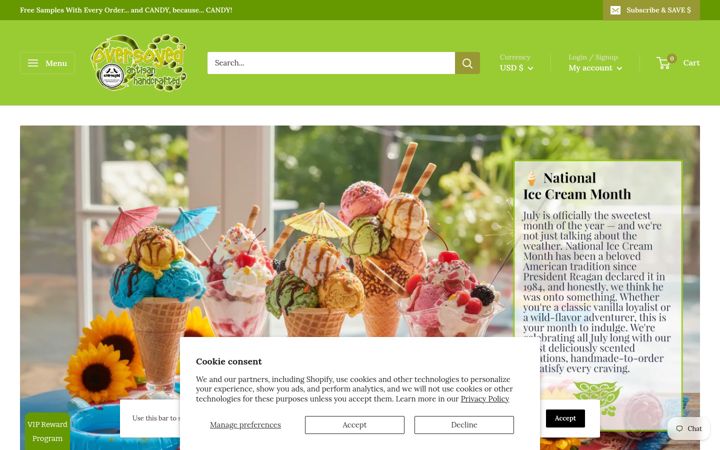 Screenshot of oversoyed.com