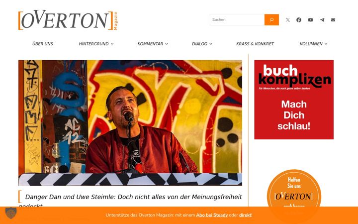 Screenshot of overton-magazin.de