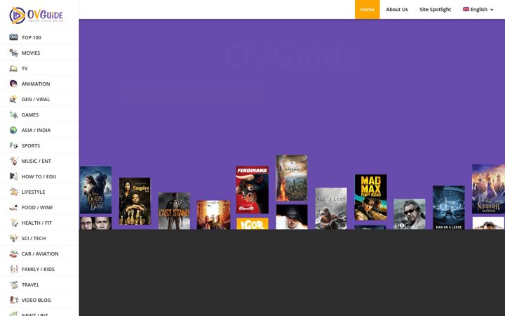 Screenshot of ovguide.com