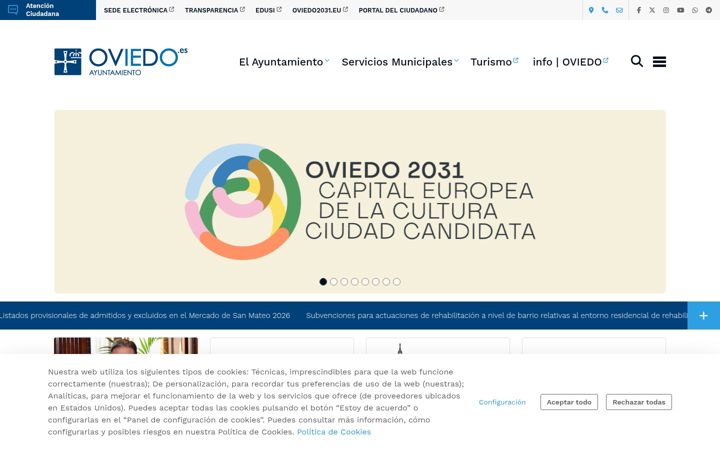Screenshot van oviedo.es