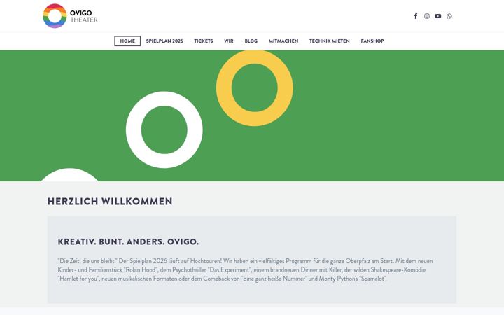 Screenshot of ovigo-theater.de