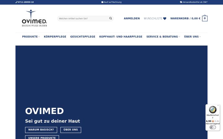Screenshot ta' ovimed.com