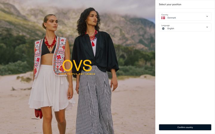 Screenshot of ovsfashion.com