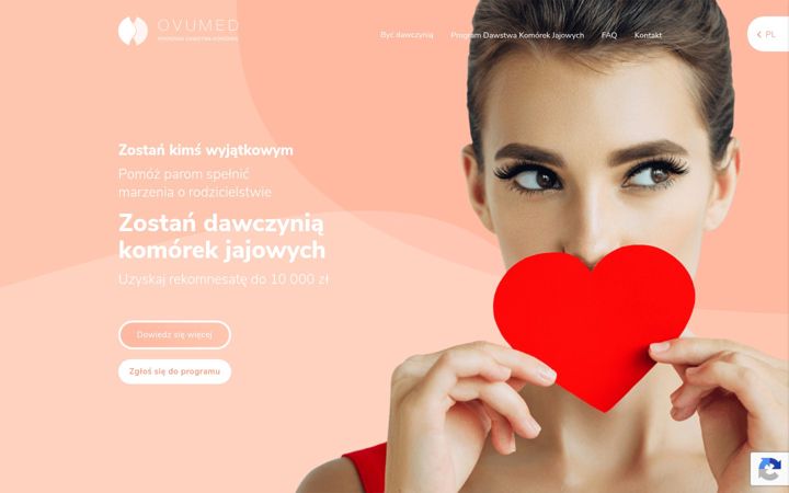 Screenshot of ovumed.pl