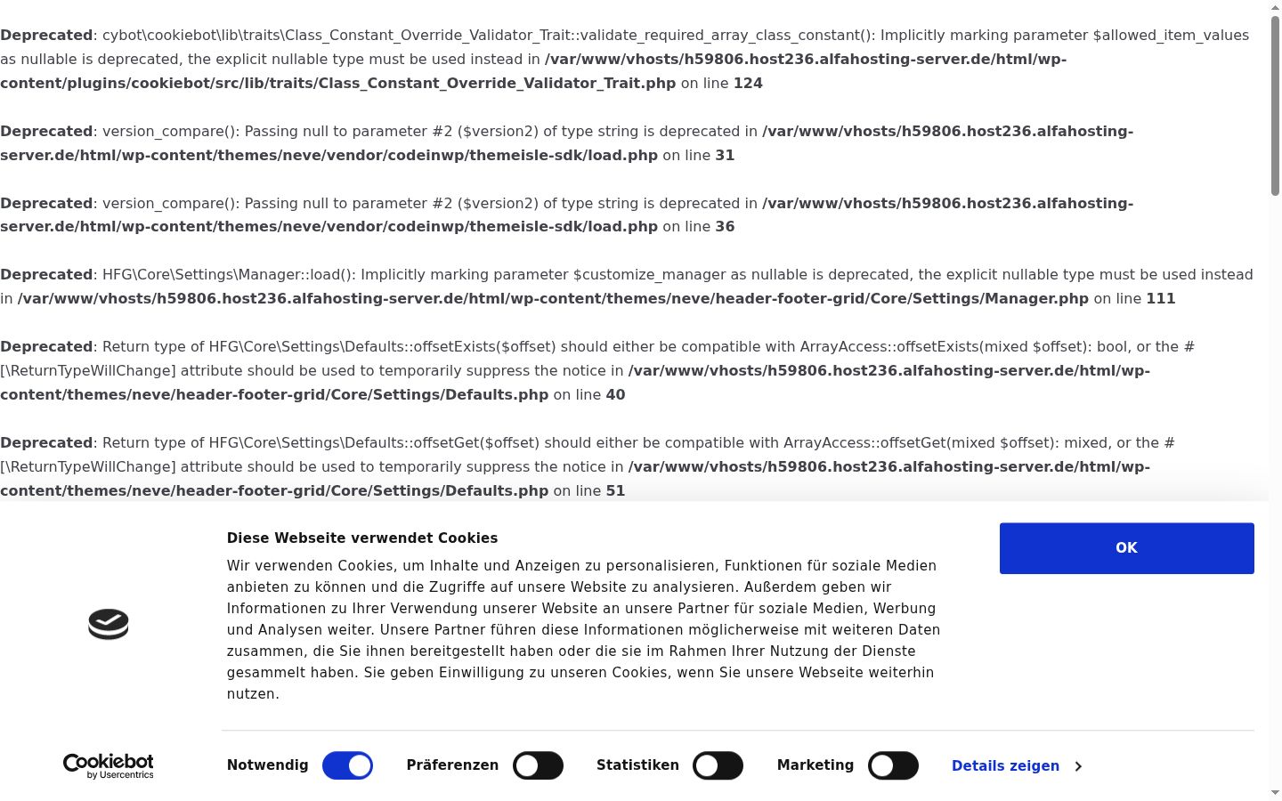 Screenshot tal-banner tal-kunsens muri qabel kwalunkwe interazzjoni