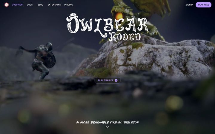 Screenshot of owlbear.rodeo