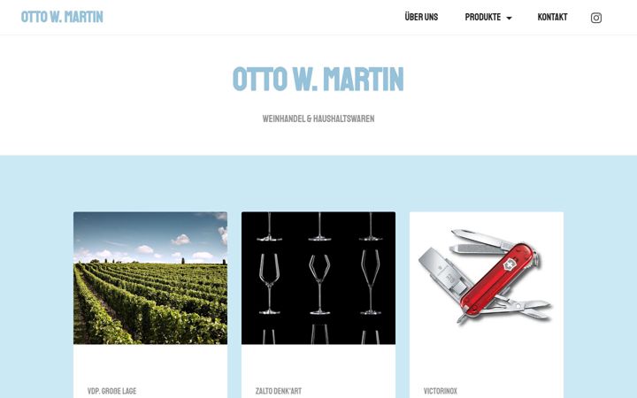 Screenshot von owmartin.de