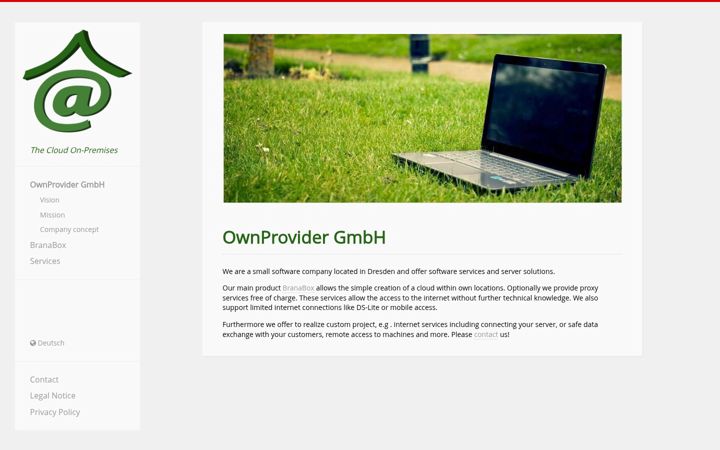 Screenshot of ownprovider.com