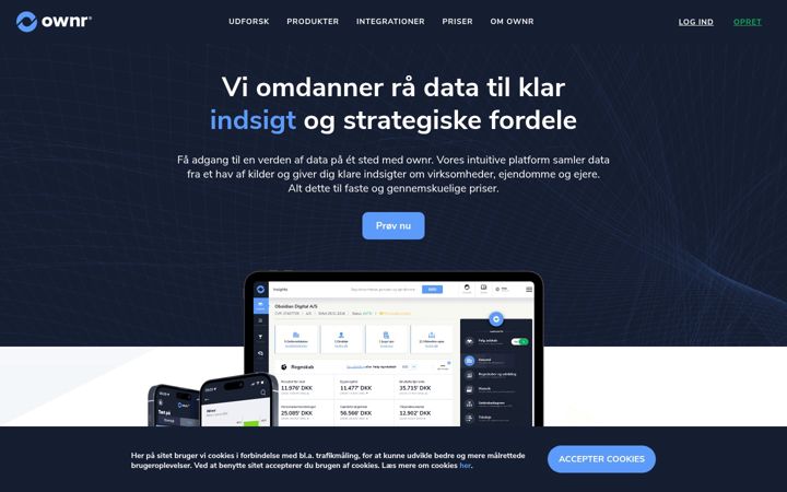 Screenshot of ownr.dk