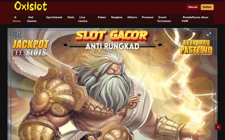 Snimka zaslona za oxlslot.net