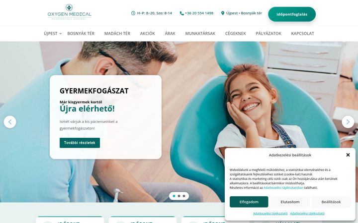 Screenshot of oxygenmedical.hu