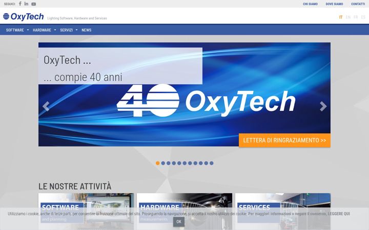 Screenshot of oxytech.it