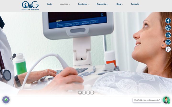 Screenshot of oyg.com.co