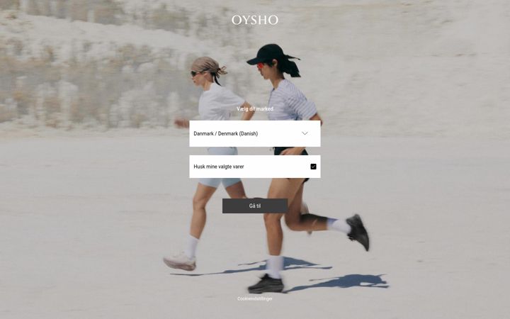 Screenshot of oysho.net