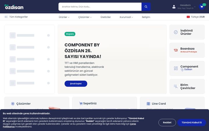 Screenshot of ozdisan.com