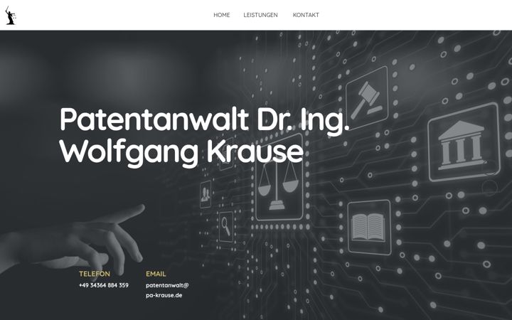 Screenshot of pa-krause.de