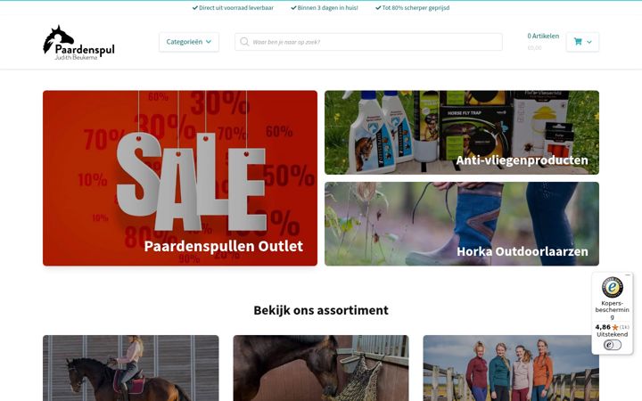 Skærmbillede af paardenspuljudithbeukema.nl