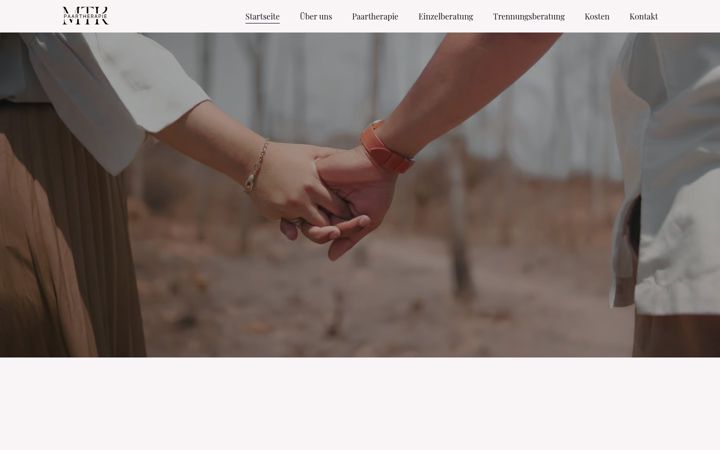 Screenshot of paartherapie-mtk.de