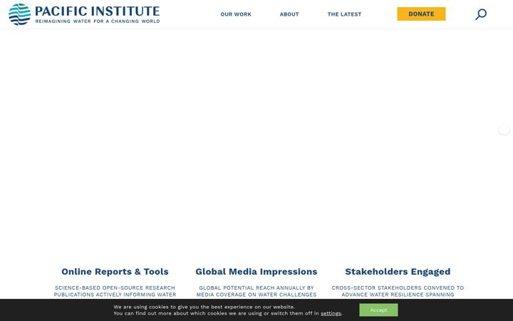 Screenshot of pacinst.org
