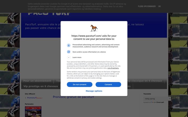 Screenshot of pacoturf.com