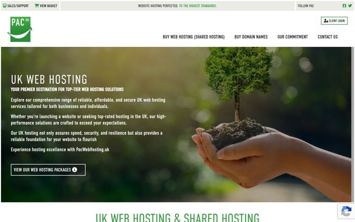 Screenshot of pacwebhostingdns.com