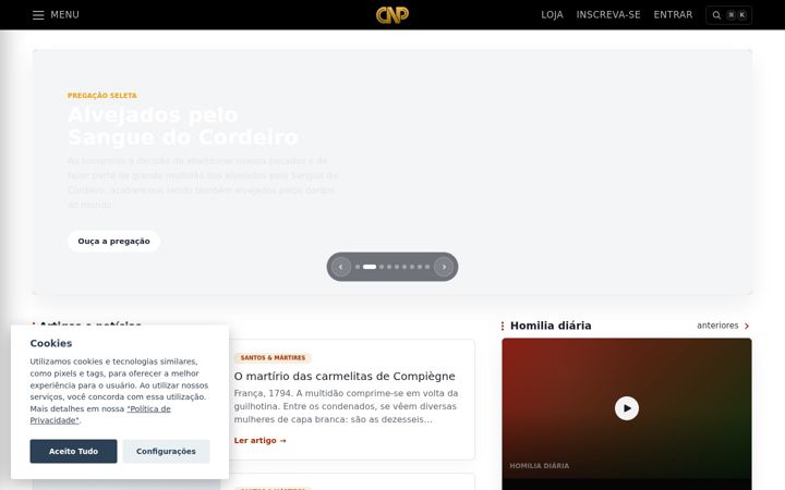 Screenshot of padrepauloricardo.org