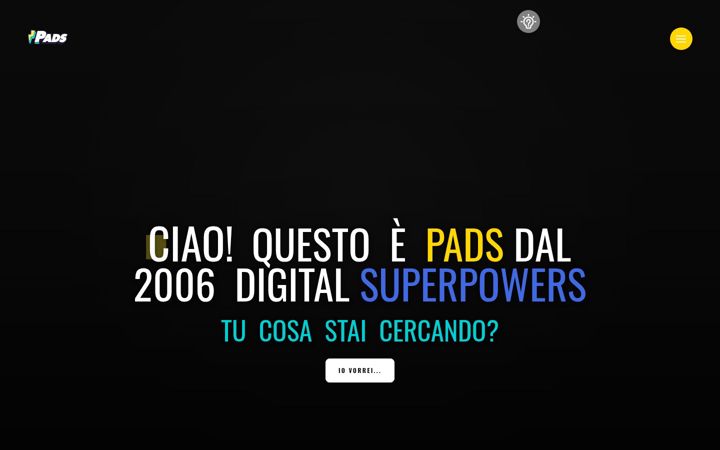 Screenshot di pads.team