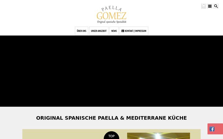 Skjámynd af paellagomez.at