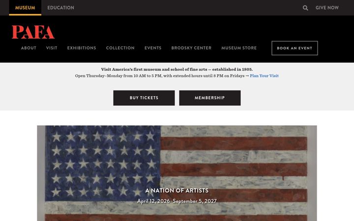 Screenshot ta' pafa.org