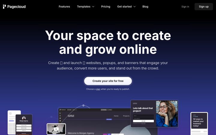 Screenshot of pagecloud.com