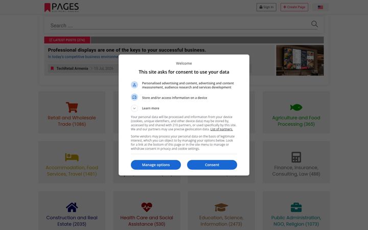 Screenshot of pages.am