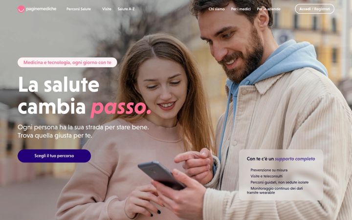 Ekraanipilt saidist paginemediche.it