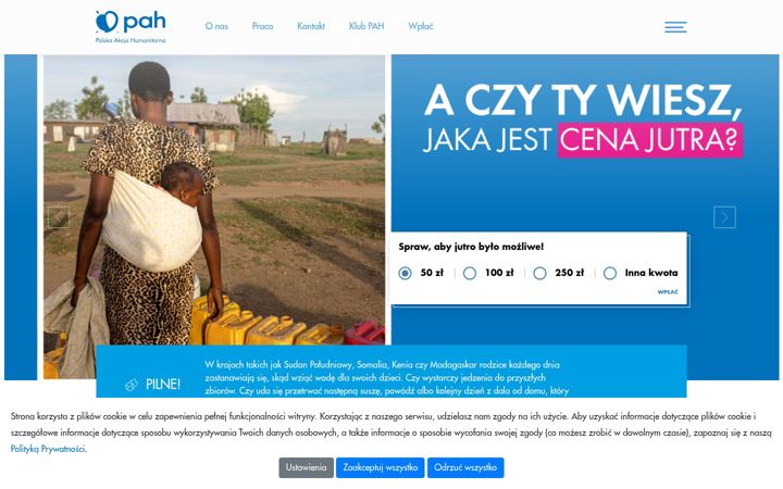 Screenshot von pah.org.pl