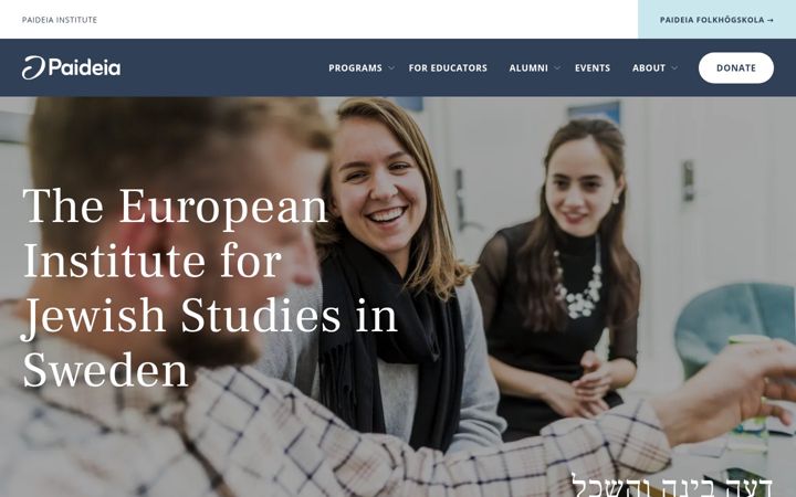 Ekrano kopija paideia-eu.org