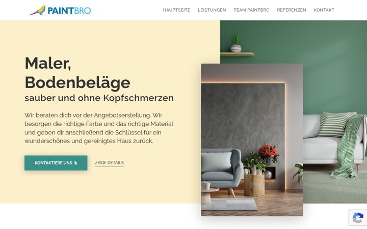 Skärmbild av paintbro.at