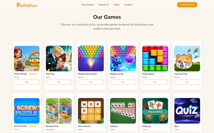 Screenshot of paipaifun.com
