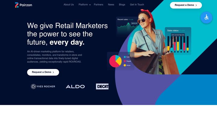 Screenshot of pairzon.com
