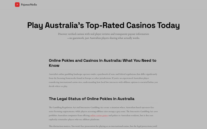 Screenshot of pajamasmedia.com