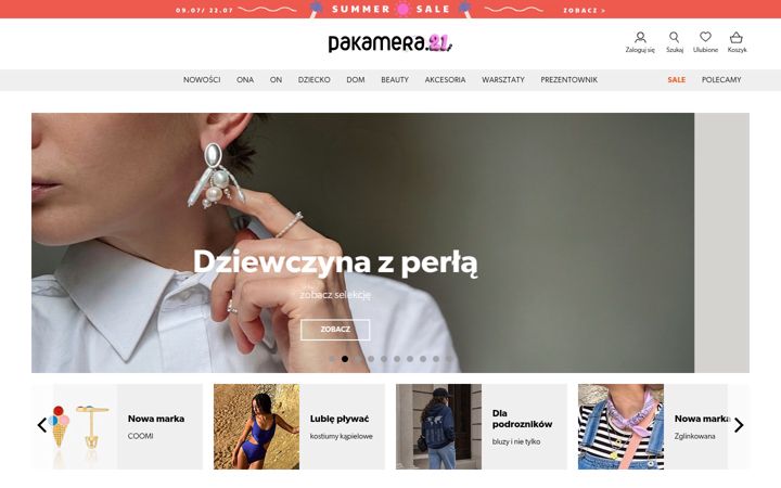Screenshot of pakamera.pl