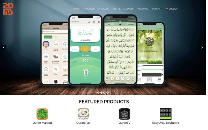 Screenshot of pakdata.com