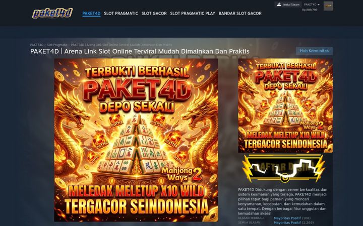 Screenshot of paket4d.art
