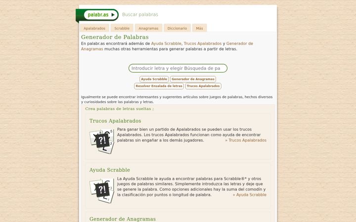 Screenshot of palabr.as