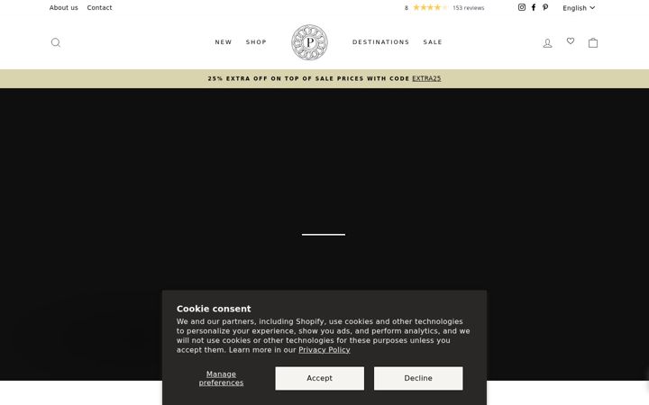 Screenshot of palais.com