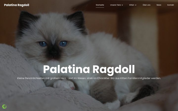 Snímek obrazovky palatina-ragdoll.com