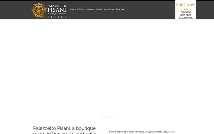 Zrzut ekranu palazzettopisani.com