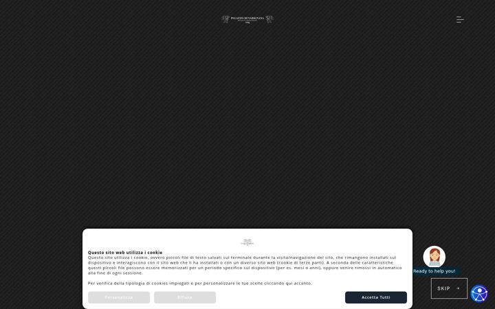 Zrzut ekranu palazzodivarignana.com