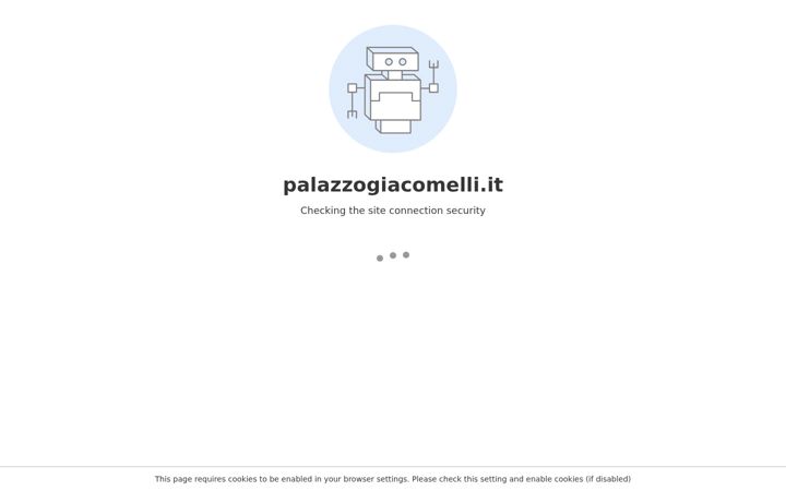 Screenshot of palazzogiacomelli.it