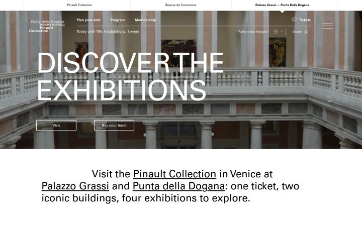 Screenshot of palazzograssi.it