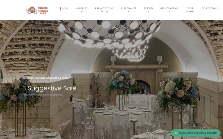 Screenshot ta' palazzokrataiis.com